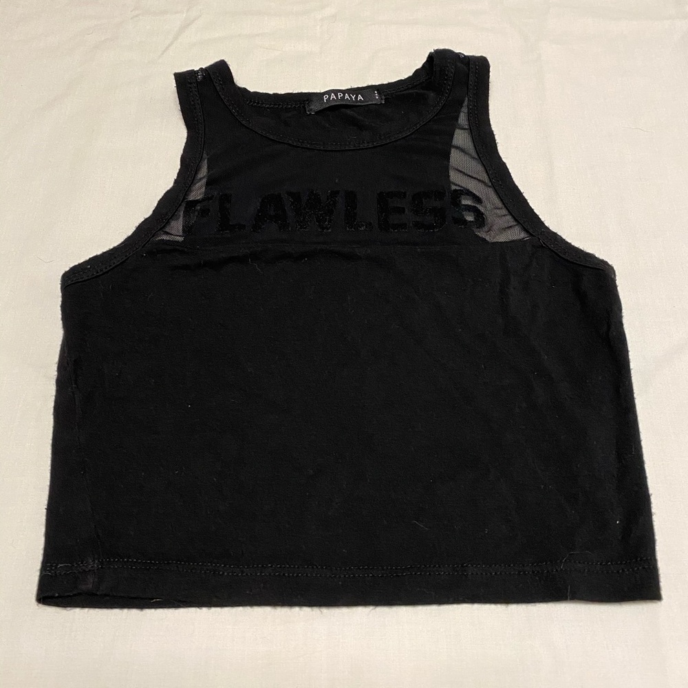 Black “flawless” crop